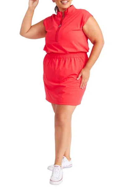 Kinona Fall Ball Golf Dress In Tomato Red