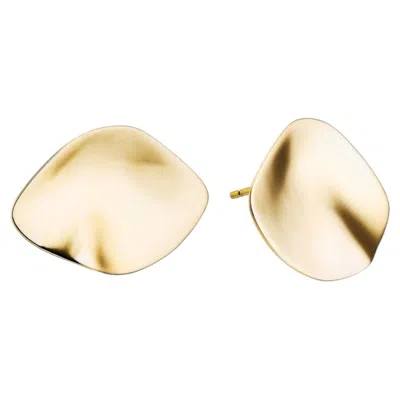 Pre-owned Kinraden Lumen Earrings Size Medium In 18k Gold (pair) In Multi
