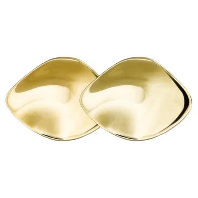 Pre-owned Kinraden Lumen Earrings Size Small In 18k Gold (pair) In Multi