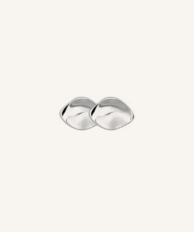 Kinraden Mens Sterling Silver Lumen Small Stud Earrings