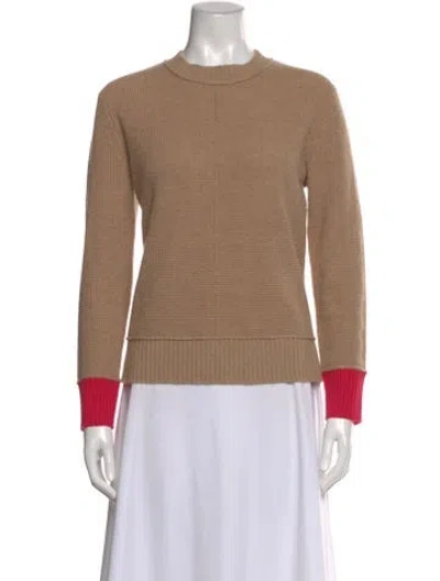 Pre-owned Kinross Cashmere Cashmere Crew Neck Sweater In Neutral