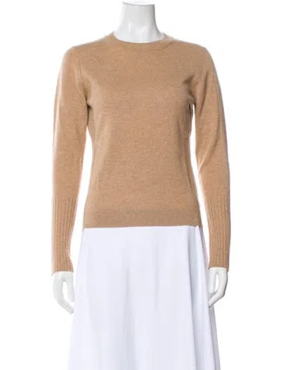 Pre-owned Kinross Cashmere Cashmere Crew Neck Sweater In Neutral