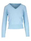 Kinross Cashmere Cashmere Jumper In ブルー