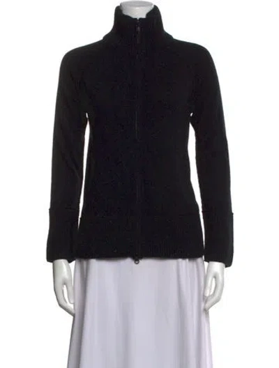 Pre-owned Kinross Cashmere Cashmere Turtleneck Sweater In Black