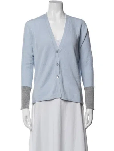 Pre-owned Kinross Cashmere Cashmere V-neck Sweater In Multi