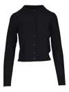 Kinross Cashmere Crew-neck Cardigan