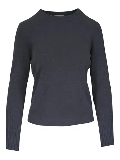 Kinross Cashmere Long-sleeve Top In Gray