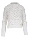 Kinross Cashmere Open-knit Jumper