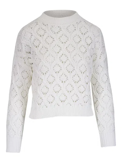 Kinross Cashmere Open-knit Jumper