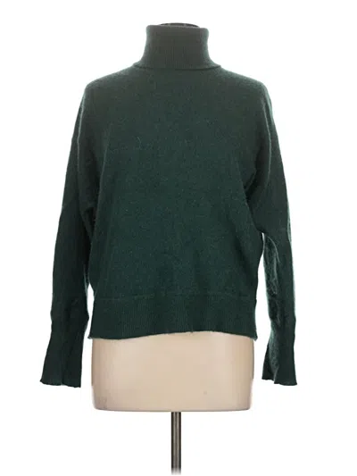 Pre-owned Kinross Cashmere Pullover Sweater In Green