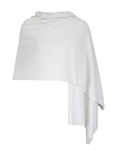 Kinross Cashmere Sparkle Scarf In White
