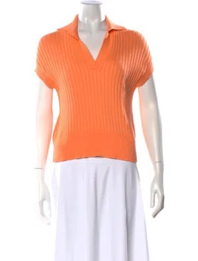 Pre-owned Kinross Cashmere Sweater In Orange