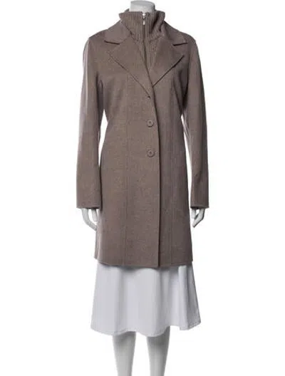 Pre-owned Kinross Cashmere Wool Coat In Neutrals