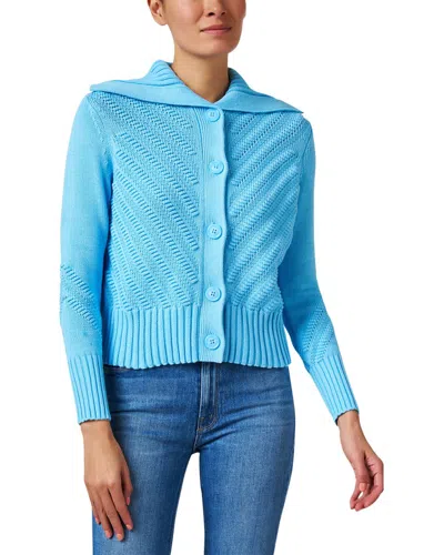 KINROSS DIAGONAL KNIT CARDIGAN