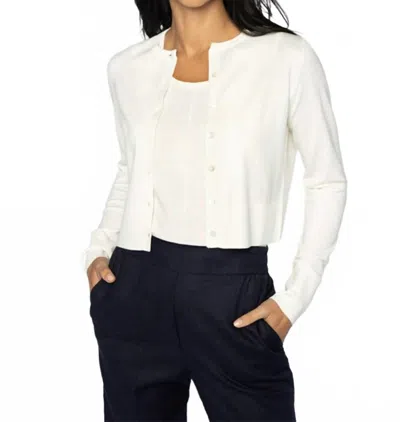 Kinross Dress Cardigan In White