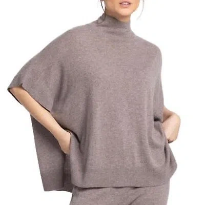 Pre-owned Kinross Easy Popover Sweater For Women - Size One Size In Gray