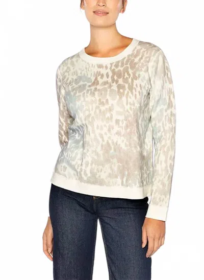 Kinross Leopard Print Sweatshirt In Multi In Neutral