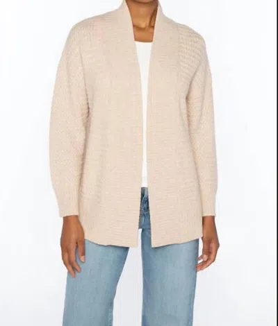 Kinross Luxe Textured Easy Cardigan In Cameo In Neutral