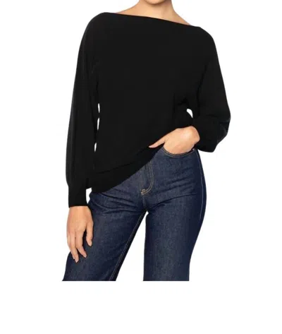 Kinross Off The Shoulder Dolman Sweater In Black