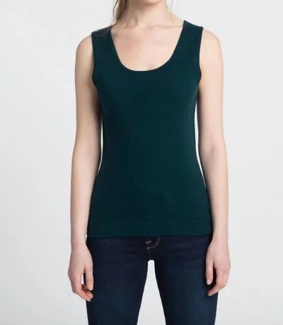 Kinross Scoop Neck Tank In Black