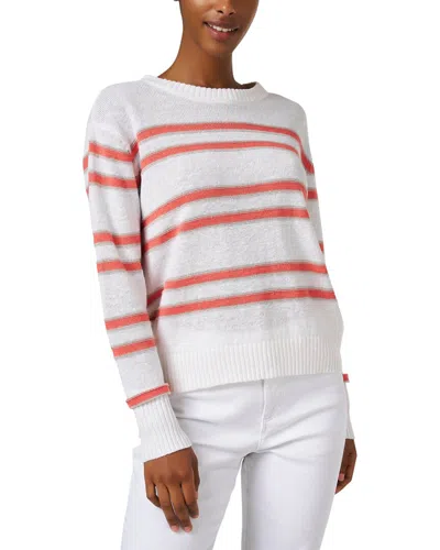 KINROSS KINROSS STRIPED LINEN SWEATER