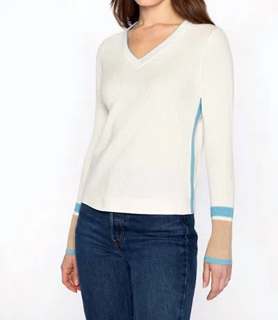 Kinross Women's Colorplay Top In Cream In White