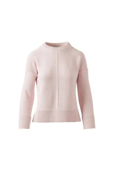Kinross Women's Easy Crew Sweater In Ballet In Pink