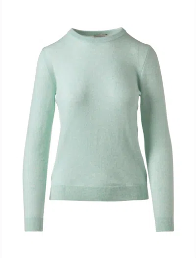 Kinross Women's Essential Crew Top In Seaglass In Green