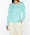 Kinross Women's Long Sleeve Top In Oasis In Blue