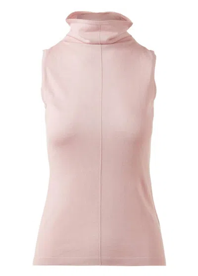 Kinross Women's Seamed Funnel Tank In Ballet In Pink