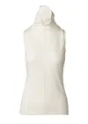 Kinross Women's Seamed Funnel Tank In Ivory In White