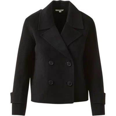 Kinross Women's Short Trench Coat In Black
