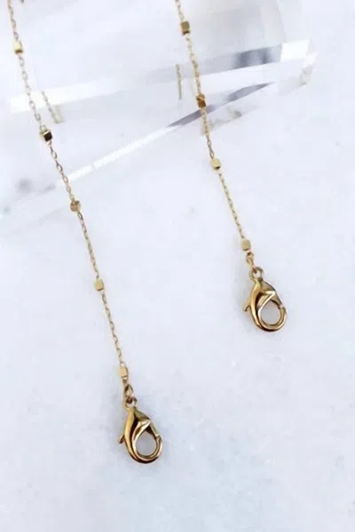 Kinsey Designs Women's Long Mask/eye Glass Chain In Gold