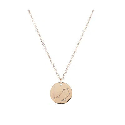 Kinsley Armelle Women's Libra Necklace In Rose Gold