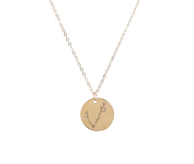 Kinsley Armelle Women's Pisces Necklace In Rose Gold