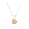 Kinsley Armelle Women's Taurus Necklace In Rose Gold