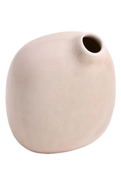 Kinto Sacco 02 Porcelain Vase In Pink