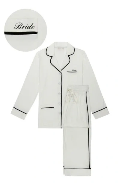 Kip. Kip Bride Stretch Cotton Long Pajama Set