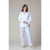 Kip. Kip Premium Cotton Pajama Set In Lily White