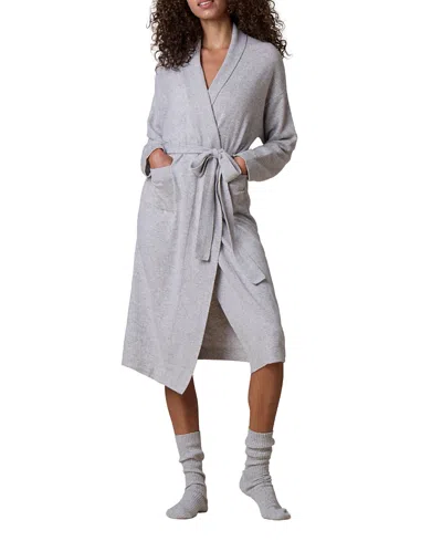 Kip. Kip Pure Cashmere Long Robe In Dove Grey