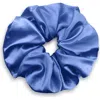 Kip. Kip Soft Satin Scrunchie In Blue