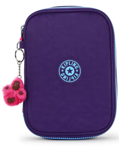 Kipling 100 Pens Pen Case In Purple