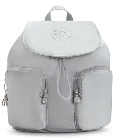 Kipling Anto S Backpack In Silver Glam