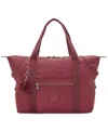 Kipling Art M Tote In Burgundy