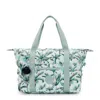 Kipling Art Medium Printed Tote Bag In Green