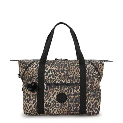 Kipling Art Medium Printed Tote Bag In Wild Leopard