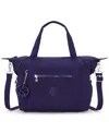 Kipling Art Medium Tote Bag In Blue