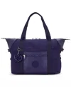 Kipling Art Medium Tote Bag In Blue