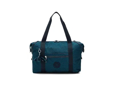 Kipling Art Medium Tote Bag Tote Handbags Dark Lobby Tile: One Size In Green