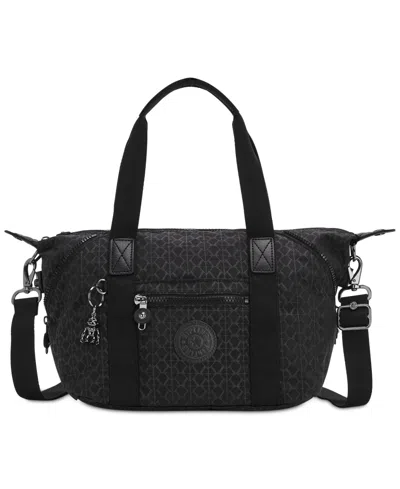 Kipling Art Mini Zippered Shoulder Bag In Signature Emb